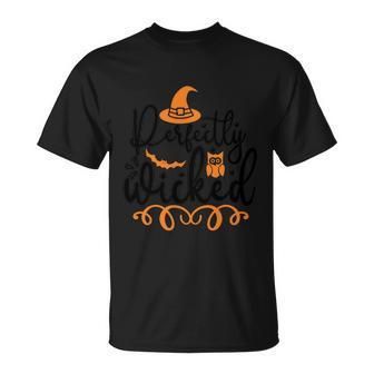 Perfectly Wicked Halloween Quote Unisex T-Shirt - Monsterry UK