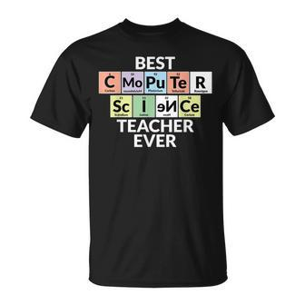 Periodic Table Best Computer Science Teacher Ever T-shirt - Thegiftio UK