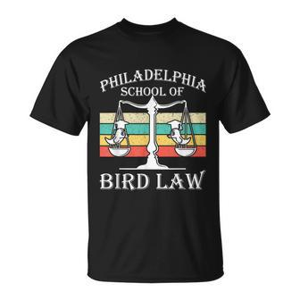 Philadelphia School Of Bird Law Vintage Bird Lover T-Shirt - Thegiftio UK
