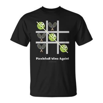 Pickleball Tic Tac Toe Tennis Unisex T-Shirt - Monsterry AU