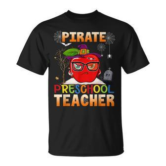 Pirate Preschool Teacher For Halloween Pirate Day T-shirt - Thegiftio UK