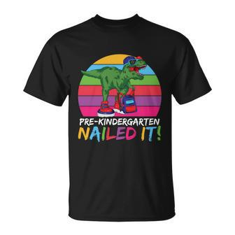 Prek Nailed It T_Rex Back To School Unisex T-Shirt - Monsterry UK