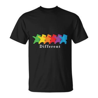 Pride Month Dare To Be Different Rainbow Lgbt Unisex T-Shirt - Monsterry UK