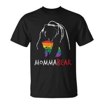 Pride Month Mama Bear Hug Love Support Parent Pride Lgbt T-Shirt - Thegiftio UK