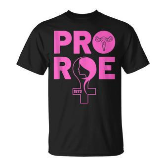 Pro Roe Protect Roe V Wade 1973 Reproductive Rights Unisex T-Shirt - Seseable