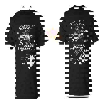 Promoted To Granny Est 2023 Floral First Time Granny T-Shirt - Thegiftio