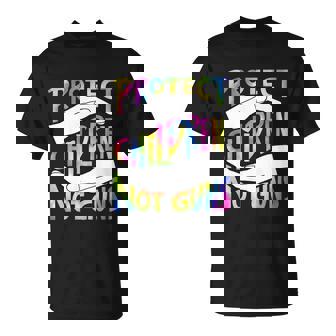 Protect Children Not Guns End Gun Violence Awareness Day Wear Orange Tie Dye Gun Reform Now T-shirt - Thegiftio