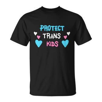 Protect Trans Kids Transgender Pride Month Unisex T-Shirt - Monsterry DE