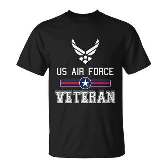Proud Air Force Veteran Military Pride Gift Unisex T-Shirt - Monsterry