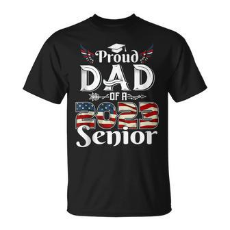 Proud Dad Of A 2023 Senior Graduate Father Graduation T-shirt - Thegiftio UK
