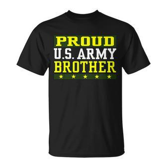 Proud US Army Brother T-Shirt T-Shirt - Thegiftio UK