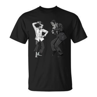 Pulp Frankenstein Dancing Monster Unisex T-Shirt - Monsterry AU