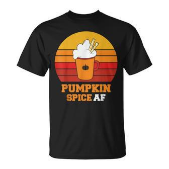 Pumpkin Spice Af Husband Apparel Halloween V2 T-shirt - Thegiftio UK