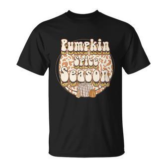 Pumpkin Spice Season Thanksgiving Quote V2 Unisex T-Shirt - Monsterry