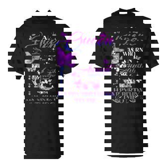 A Queen Was Born In August Happy Birthday To Me High Heel T-shirt - Thegiftio UK