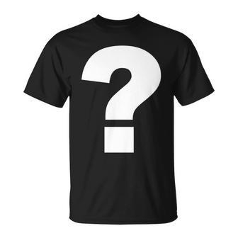 Question Mark Logo Tshirt Unisex T-Shirt - Monsterry