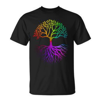 Rainbow Colorful - Tree Of Life Tshirt Unisex T-Shirt - Monsterry AU