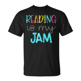 Reading Is My Jam Read Teacher Ela Teacher T-shirt - Thegiftio UK