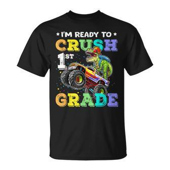 Im Ready To Crush 1St Grade Monster Truck Boys T-shirt - Thegiftio UK