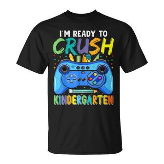 Im Ready To Crush Kindergarten Back To School Gamer Boys T-shirt - Thegiftio UK