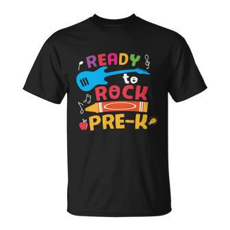 Ready To Rock Prek Back To School First Day Of School T-shirt - Thegiftio UK