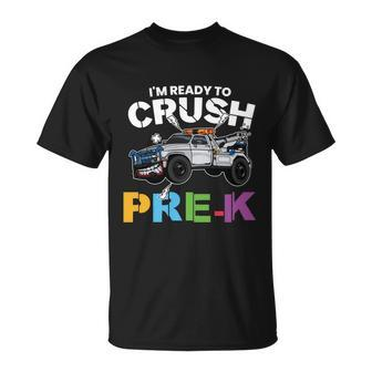 Ready To Crush Prek Truck Back To School Unisex T-Shirt - Monsterry UK