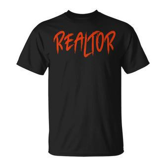 Realtor Halloween - Real Estate Agent Broker - Funny Realtor Men Women T-shirt Graphic Print Casual Unisex Tee - Thegiftio UK