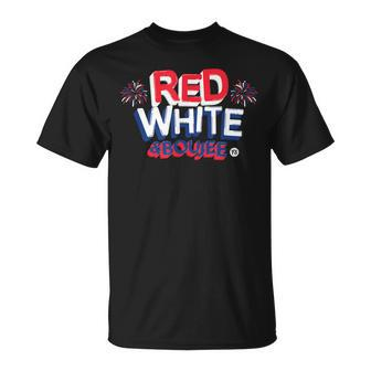 Red White And Boujee Funny 4Th Of July Patriotic July Fourth V2 Unisex T-Shirt - Seseable