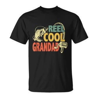 Reel Cool Grandad Fishing Shirts Fathers Day Fisher T-Shirt - Thegiftio UK