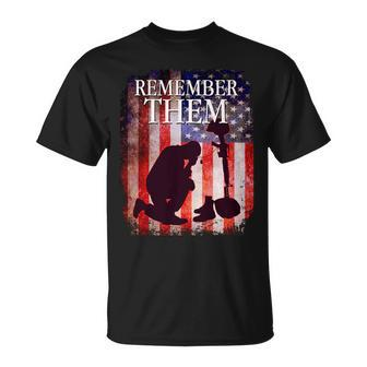 Remember Them Memorial Day Unisex T-Shirt - Monsterry