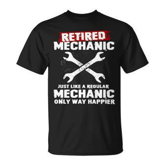 Retired Mechanic V2 Unisex T-Shirt - Seseable