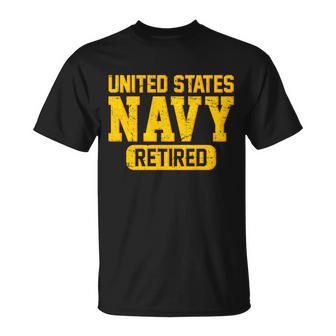 Retired United States Navy Tshirt Unisex T-Shirt - Monsterry CA