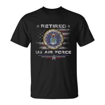 Retired Us Air Force Veteran Thanksgiving Gift Unisex T-Shirt - Monsterry