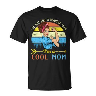 Retro Cool Mom Unisex T-Shirt - Monsterry AU