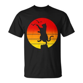 Retro Karate Cat 80S Movies Tshirt Unisex T-Shirt - Monsterry UK