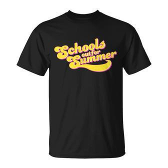 Retro Schools Out For Summer Unisex T-Shirt - Monsterry DE