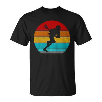 Retro Vintage Lacrosse Unisex T-Shirt - Monsterry AU