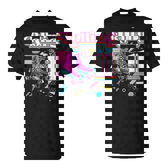 Rolling Into 11 Roller Skate 11Th Birthday Girl Gifts Unisex T-Shirt - Seseable