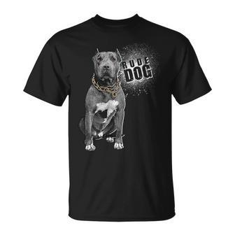 Rude Dog Pitbull Lover T-shirt - Thegiftio UK