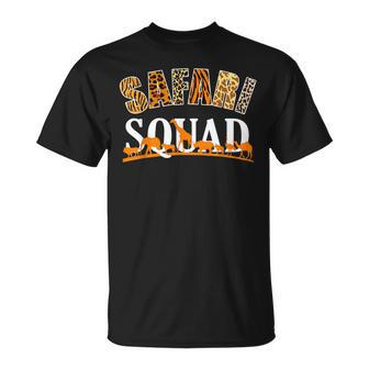 Safari Squad Animal Lover African Animal Summer Vacay Trip T-shirt - Thegiftio UK