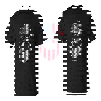 Santa Claus American Flag Christmas T-shirt - Thegiftio UK