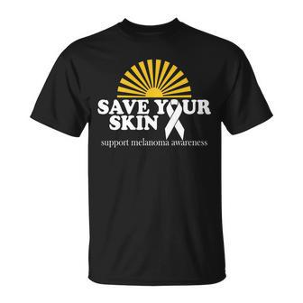Save Your Skin Melanoma Awareness Unisex T-Shirt - Monsterry