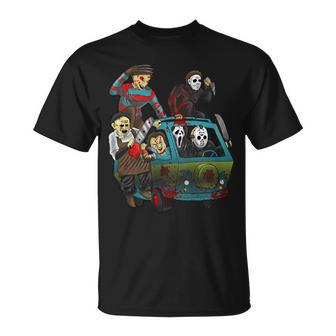 Scary Holocaust Machine Van Movie Characters Tshirt Unisex T-Shirt - Monsterry CA