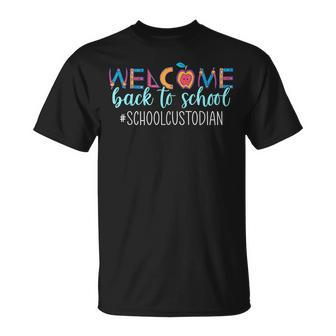 School Custodian Welcome Back To School T-shirt - Thegiftio UK