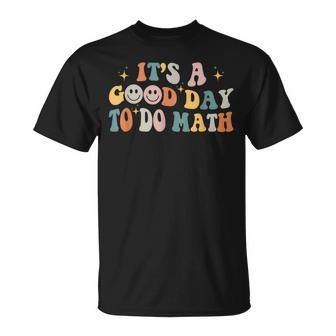 Back To School Its A Good Day To Do Math Teachers Groovy T-shirt - Thegiftio UK