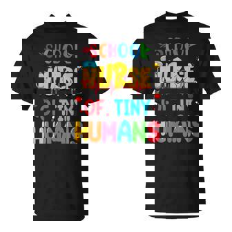 School Nurse Of Tiny Humans Nurse T-shirt - Thegiftio