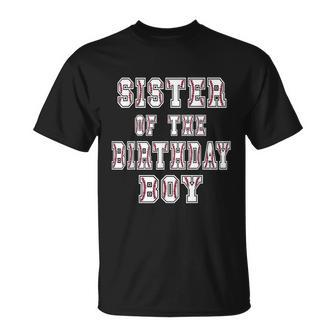 Sister Of The Birthday Baller Baseball Themed Party T-shirt - Thegiftio UK