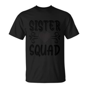 Sister Squad Heart Halloween Quote T-Shirt - Thegiftio UK