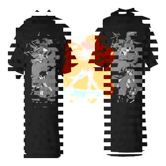 Skateboarding Skeleton Boys Skater Skateboard T-shirt - Thegiftio UK