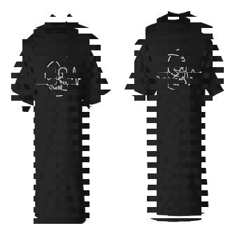 Skull Line Art Tshirt Unisex T-Shirt - Monsterry